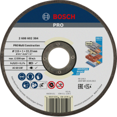 Круг відрізний Bosch PRO Multi Material 115×1×22.23 мм