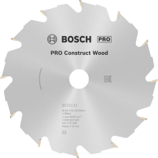 Пиляльний диск Bosch Construct Wood 160x20/16x2,6 мм 12