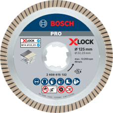 Алмазный диск Bosch X-Lock Best for Ceramic Extraclean Turbo 125x22,23x1,4x7 мм