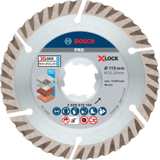 Алмазный диск Bosch X-Lock Standard for Universal 115x22,23x2x10 мм