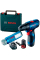 Акумуляторний дриль-шурупокрут Bosch GSR 120-LI Professional з ліхтарем GLI 12V-300 в чемодані з 2 акб GBA 12V 2 Ah та з/п GAL 1210 CV