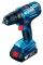 Аккумуляторная дрель-шуруповерт Bosch GSR 180-Li Professional с 2 акб GBA 18V 2.0 Ah, з/у GAL 18V-20, набором бит и сверл