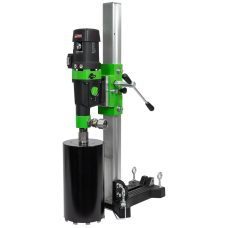 Установка алмазного буріння Eibenstock DSЕ 200 з нахилом, мікроударом, баком для води та кріпильним набором