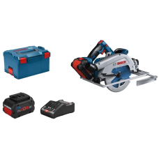 Акумуляторна циркулярна пила Bosch GKS 18V-68 GC Professional в L-Boxx 238 із 2 акб ProCORE18V 8.0Ah, з/п GAL 18V-160 C