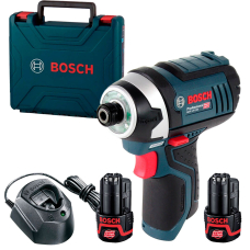 Аккумуляторный ударный гайковерт Bosch GDR 12V-105 Professional, 2 акб GBA 12V 2.0Ah, з/у GAL 1210 CV в чемодане