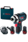 Аккумуляторный ударный гайковерт Bosch GDR 12V-105 Professional, 2 акб GBA 12V 2.0Ah, з/у GAL 1210 CV в чемодане