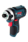 Аккумуляторный ударный гайковерт Bosch GDR 12V-105 Professional, 2 акб GBA 12V 2.0Ah, з/у GAL 1210 CV в чемодане