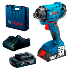Акумуляторний гайковерт Bosch GDR 180-LI Professional в чемодані з 2 акб GBA 18V 2.0Ah та з/п GAL 18V-40