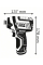 Аккумуляторный ударный гайковерт Bosch GDR 12V-105 Professional без акб и з/у