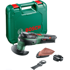 Багатофункціональний інструмент Bosch UniversalMulti 12 в чемодані з 1 акб 12 В, 2,5 Ah та з/п AL1130 CV