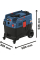 Пылесос строительный Bosch GAS 400 A Professional
