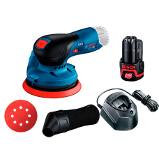 Ексцентрикова шліфмашина акумуляторна Bosch GEX 12V-125 Professional з 1 акб GBA 12 V 2,0 Ah, з/п GAL 1210 CV
