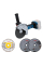 Аккумуляторная угловая шлифмашина Bosch GWS 18V-180 P Professional, с 3 дисками, без акб