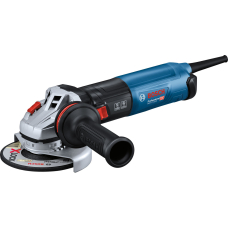 Кутова шліфмашина Bosch GWS 17-125 S Professional з регулюванням, антивібраційною рукояткою та пиловим фільтром