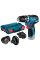 Безщітковий акумуляторний дриль-шурупокрут Bosch GSR 12V-35 FC Professional в L-Boxx 102 із 4 адаптерами, без акб та з/п