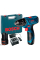 Акумуляторний дриль-шурупокрут Bosch GSR 120-LI Professional в чемодані з 2 акб GBA 12V 1,5 Ah та з/п GAL 12V-20