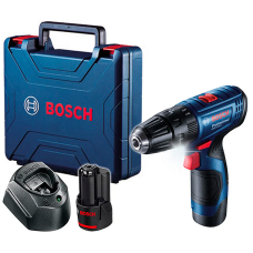 Акумуляторний ударний дриль-шурупокрут Bosch GSB 120-Li Professional в кейсі з 2 акб GBA 12V 2.0 Ah та з/п GAL 1210 CV