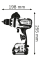 Акумуляторний шурупокрут Bosch GSR 18V-110 C Professional, в L-Boxx 136 без акб та з/п