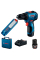 Безщітковий шурупокрут Bosch GSR 12V-30 Professional в чемодані з 2 акб GBA 12V 2 Ah, з/п GAL 12V-40 та ліхтариком GLI 12V-300
