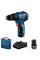 Бесщеточный аккумуляторный ударный шуруповерт Bosch GSB 12V-30 Professional в кейсе с 2 акб GBA 12V 2Ah и з/у GAL 12V-40