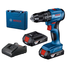 Акумуляторний ударний дриль-шурупокрут Bosch GSB 185-LI Professional із 2 акб GBA 18V 2.0Ah, з/п GAL 18V-20 у кейсі