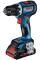 Аккумуляторная дрель-шуруповерт Bosch GSR 18V-90 C Professional с 2 акб GBA 18V 5 Ah и з/у GAL 18V-40, в L-BOXX 136
