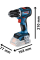 Аккумуляторная дрель-шуруповерт Bosch GSR 18V-90 C Professional с 2 акб GBA 18V 5 Ah и з/у GAL 18V-40, в L-BOXX 136