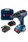 Безщітковий акумуляторний дриль-шурупокрут Bosch GSR 18V-50 Professional в L-Case з 1 акб 2 Ah, 1 акб 5 Ah та з/п GAL 1880 CV