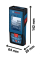 Лазерний далекомір Bosch Professional GLM 100-25 C з чохлом, штативом BT 150