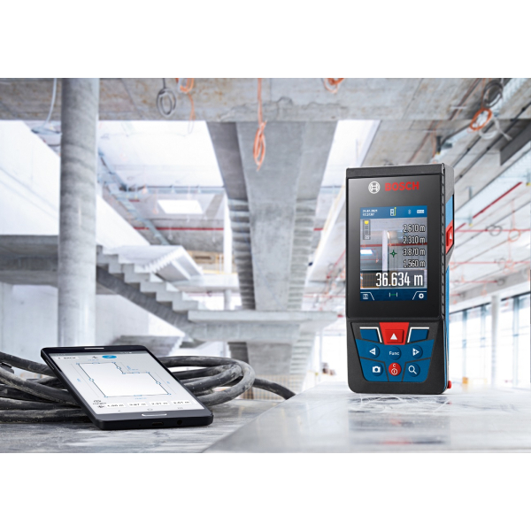Лазерний далекомір Bosch Professional GLM 150-27 C з чохлом, штативом BT 150