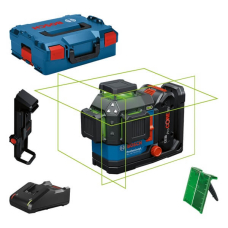 Лазерный линейный нивелир Bosch GLL 18V-120-33 CG Professional с 1 акб ProCORE 18V, 4.0 Ah, з/у GAL 18V-40, лазерной мишенью, в кейсе L-BOXX 136