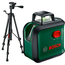Лазерний нівелір Bosch AdvancedLevel 360 з футляром, батарейками, штативом TT 150