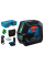 Лазерный нивелир Bosch GCL 2-50 G Professional в чемодане с держателем RM 10, зажимом DK 10, чехлом, мишенью