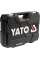 Набір інструментів 1/2", 1/4" Yato в кейсі, 77 шт
