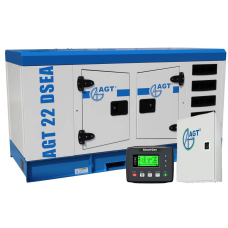 Генератор дизельний AGT 22 DSEA з блоком автоматики ATS22S і контролером HGM4020N
