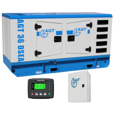 Генератор дизельний AGT 36 DSEA з блоком автоматики ATS42S/24 і контролером HGM4020N