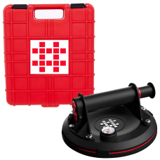 Вакуумна присоска Shijing P611 203 мм з манометром для плитки до 140 кг в кейсе