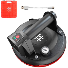 Акумуляторна вакуумна присоска Shijing P618 sm 8 дюймів 203 мм з манометром для плитки до 140 кг