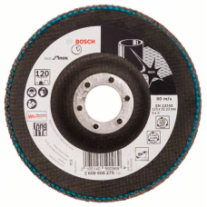 Складчастий шліфкруг Bosch Best for Inox, X581, 125×22,23 мм, P120