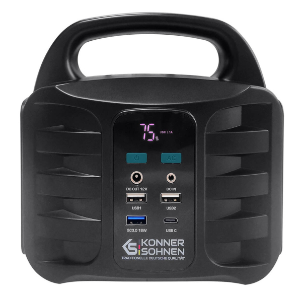 Зарядна станція Konner&Sohnen KS 100PS, 155 Вт/год, 100 Вт