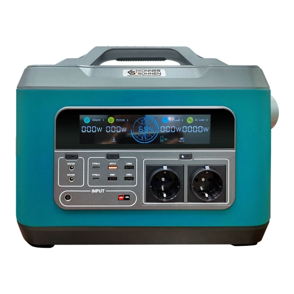 Зарядная станция Konner&Sohnen KS 2200PS-FC, 2220 Вт/ч, 2200 Вт