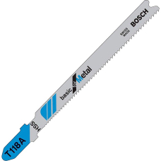 Пилка Bosch по металу T 118 A, 1,1-1,5×92 мм, 100 шт