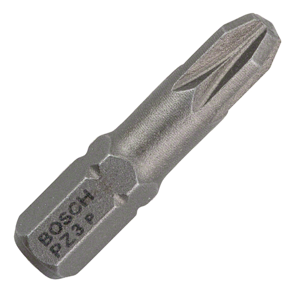 Бита Bosch Extra-Hart PZ 3, 25 мм, 3 шт
