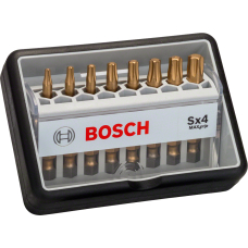 Набор бит Bosch Robust Line, 8 шт. Sx Max Grip