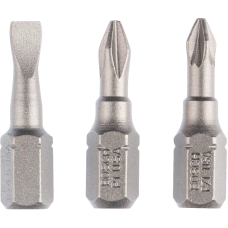 Набор бит Bosch Extra Hart S0.6х4.5, PH1, PZ1, 25 мм, 3 шт