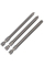 Набор бит Bosch Extra Hart PZ1, PZ2, PZ3, 89 мм (3 шт)