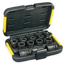 Набор торцевых головок DeWalt Extreme Impact 1/2" с адаптером, 17 шт