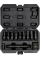 Набор ударных насадок TORX, HEX 1/2", 3/4" Yato, 12 шт