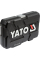 Набір інструментів Yato 1/4" в кейсі, 38 шт