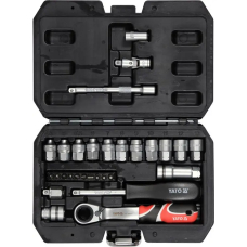 Набор инструментов Yato Spline 1/4" в кейсе, 29 шт